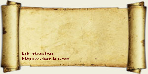 Nadja Bakić vizit kartica